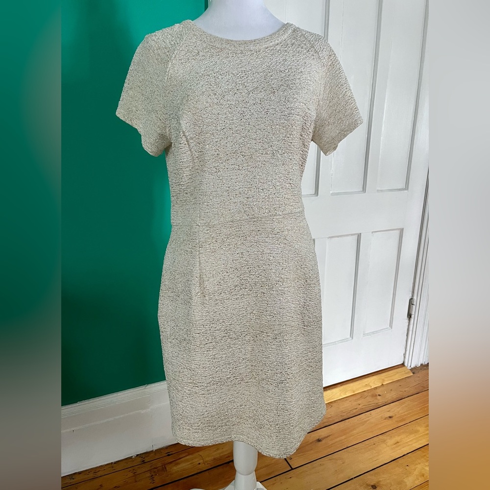 Gold flaked party dress